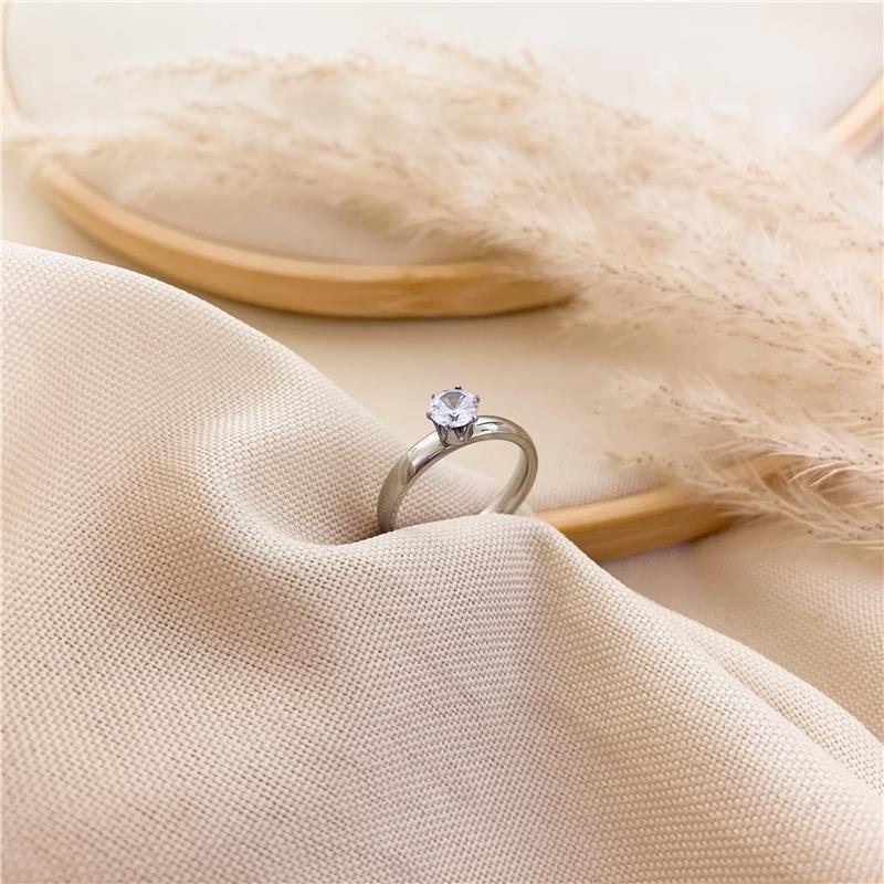 ANEL ALIANÇA SOLITÁRIO/5MM