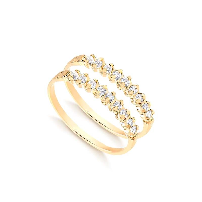 ANEL APARADOR ZIRCÔNIA - CRISTAL