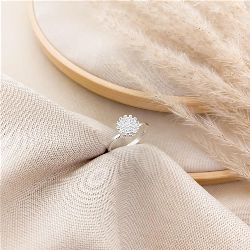 ANEL CHUVEIRO REDONDO CRAVEJADO - CRISTAL