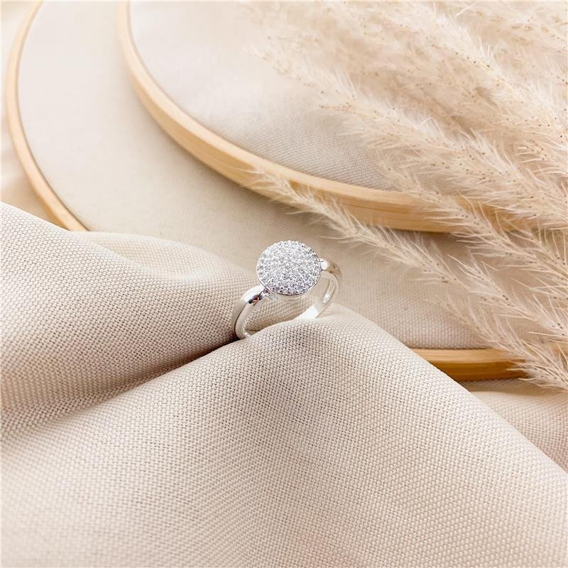 ANEL CHUVEIRO REDONDO CRAVEJADO - CRISTAL