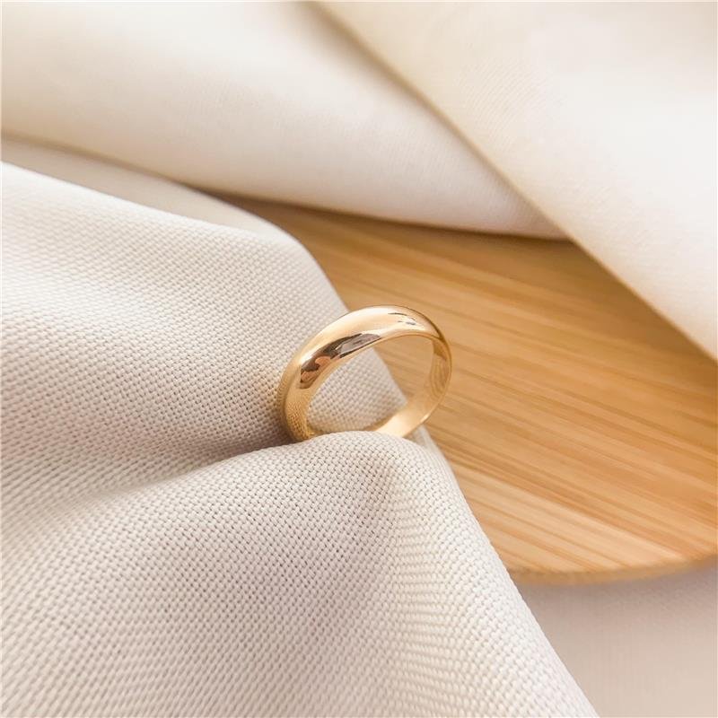 ANEL ALIANÇA FORMATO ARREDONDADO