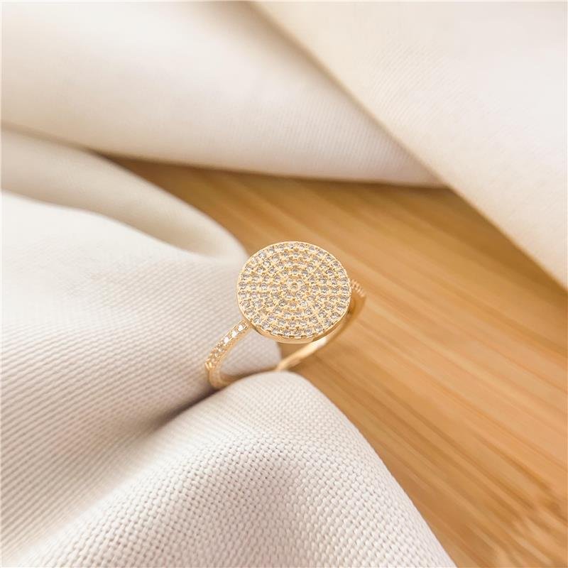 ANEL CHUVEIRO REDONDO CRAVEJADO - CRISTAL