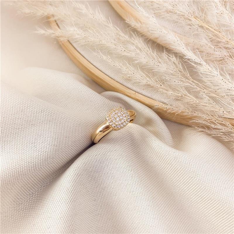 ANEL CHUVEIRO QUADRADO - CRISTAL