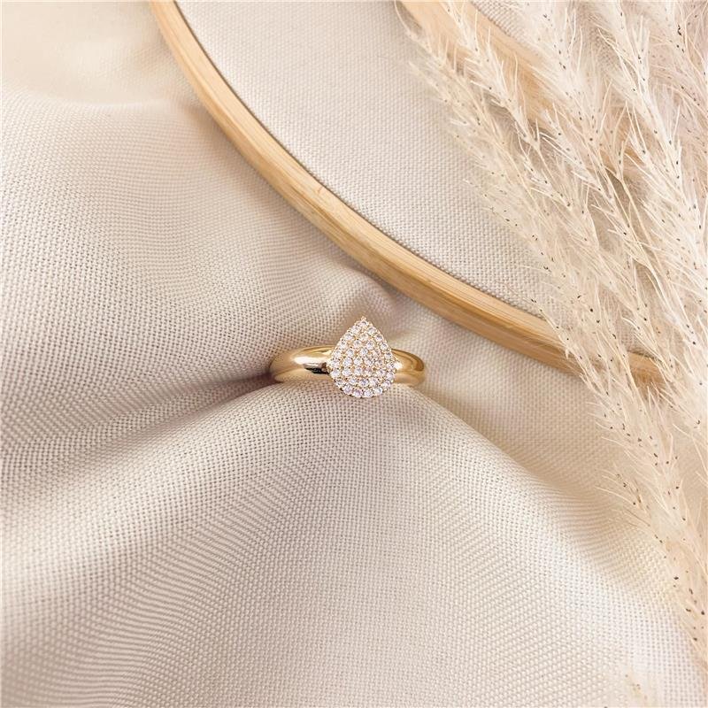 ANEL CHUVEIRO GOTA - CRISTAL