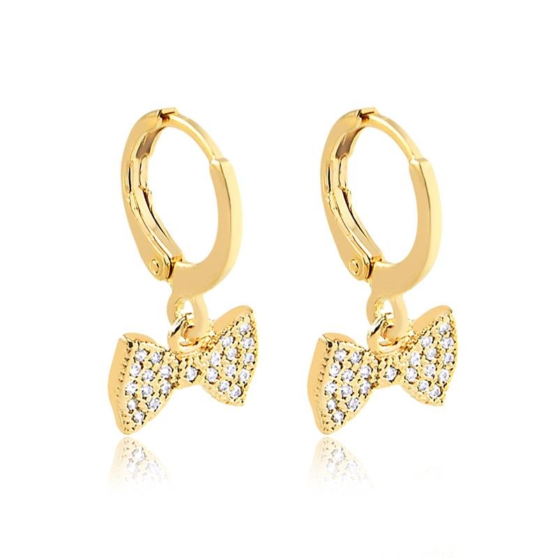 ARGOLA COM PINGENTE LAÇO - CRISTAL