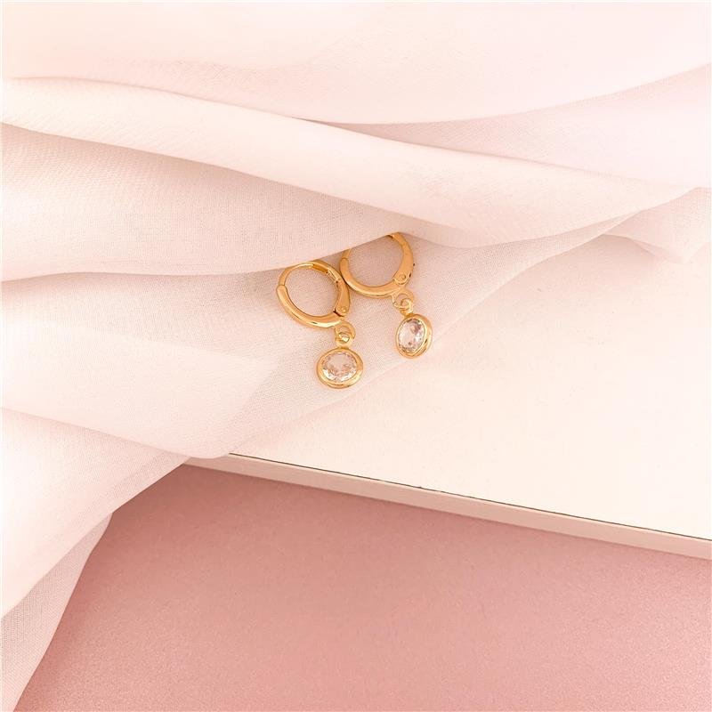 ARGOLA COM PINGENTE REDONDO