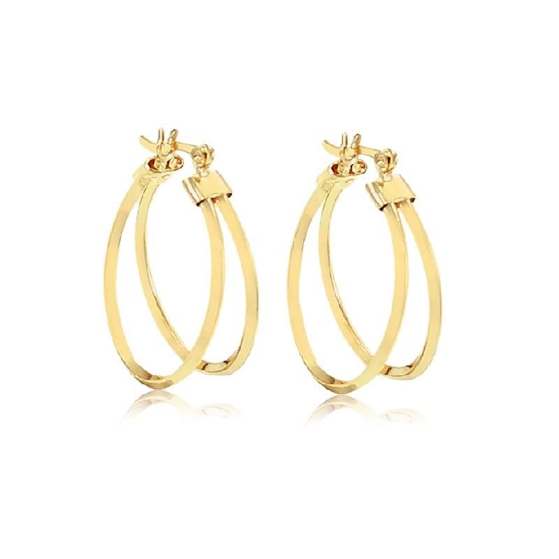 ARGOLA DOIS FIOS OVAL
