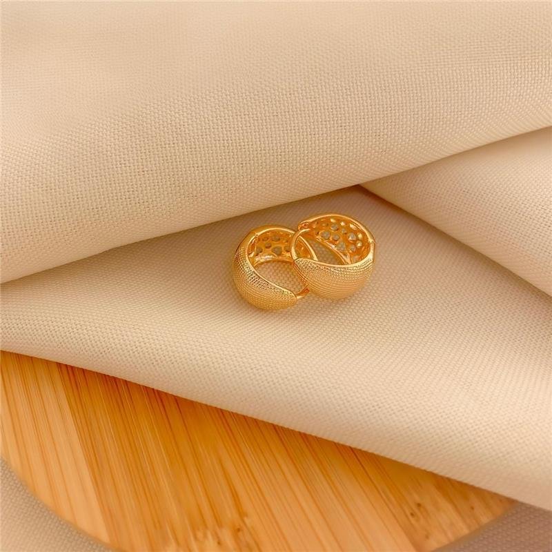 ARGOLA GOTA LARGA TRABALHADA/15X9