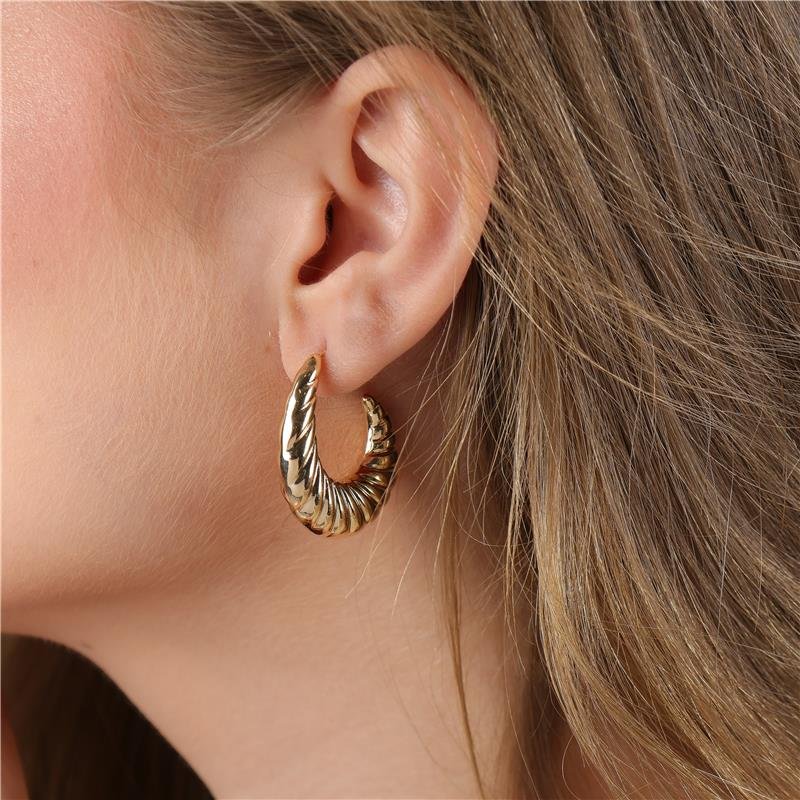 ARGOLA OVAL TRABALHADO