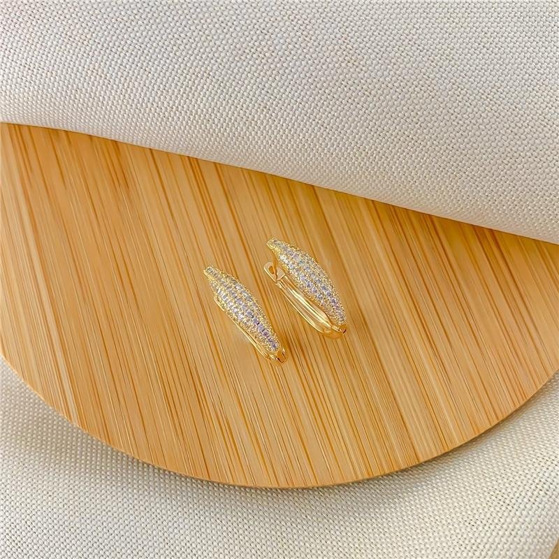 ARGOLA CRAVEJADA OVAL - CRISTAL