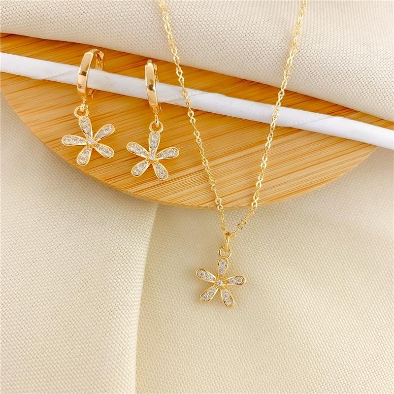 ARGOLA ENCAIXE FLOR CRAVEJADO