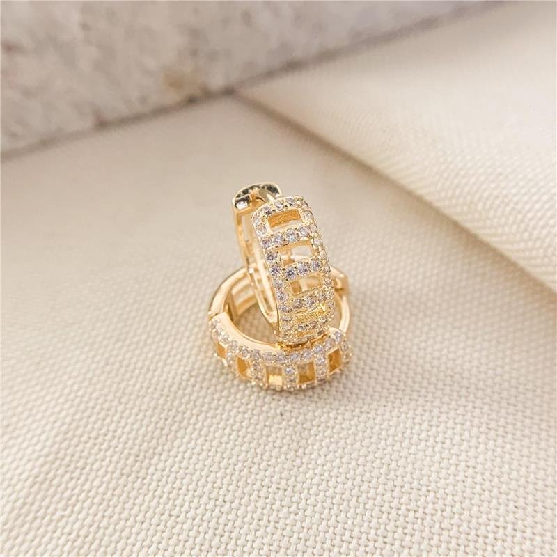 ARGOLA ENCAIXE CRAVEJADA - CRISTAL