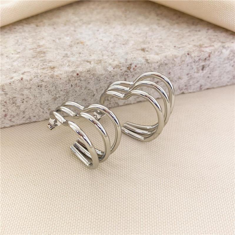 ARGOLA TRÊS FIOS CORAÇÃO