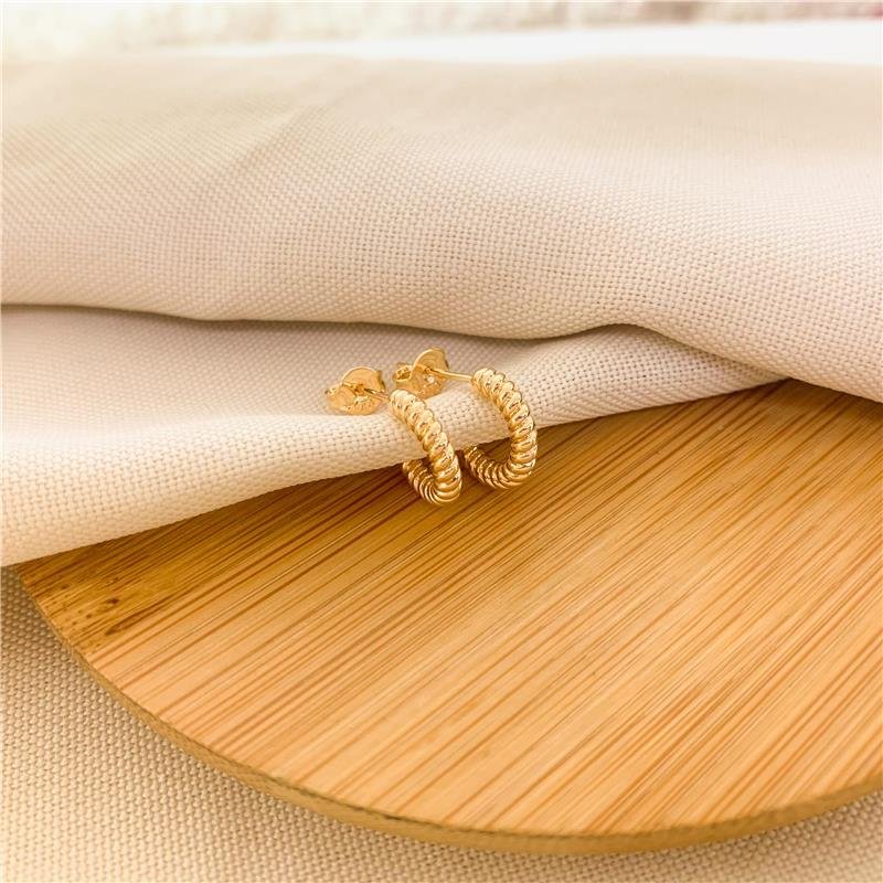 ARGOLA REDONDA TRABALHADA/11MM