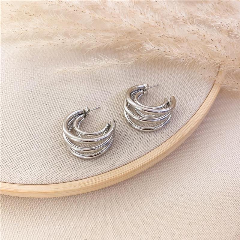ARGOLA DUPLA TRÊS FIOS-AÇO INOX