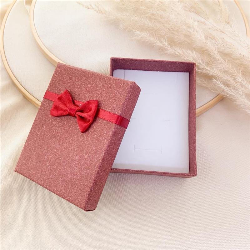 CAIXA PARA SEMIJOIAS COM LAÇO - MARSALA