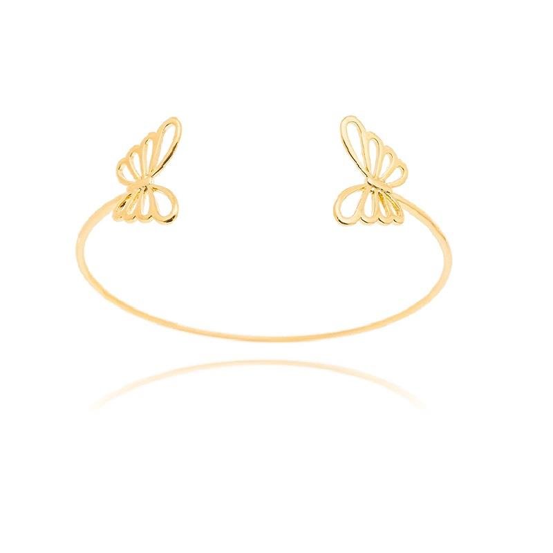 BRACELETE ABERTO BORBOLETA