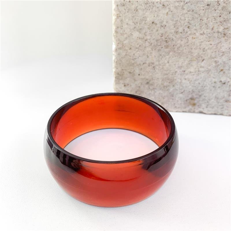 BRACELETES EM ACRÍLICO - MARROM