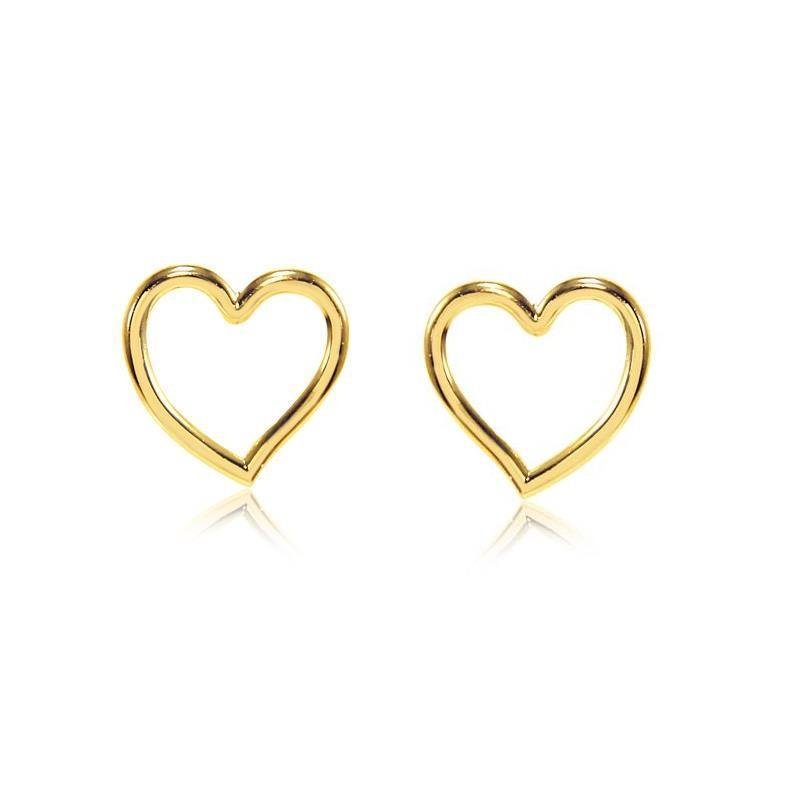 BRINCO FIXO CORAÇÃO VAZADO