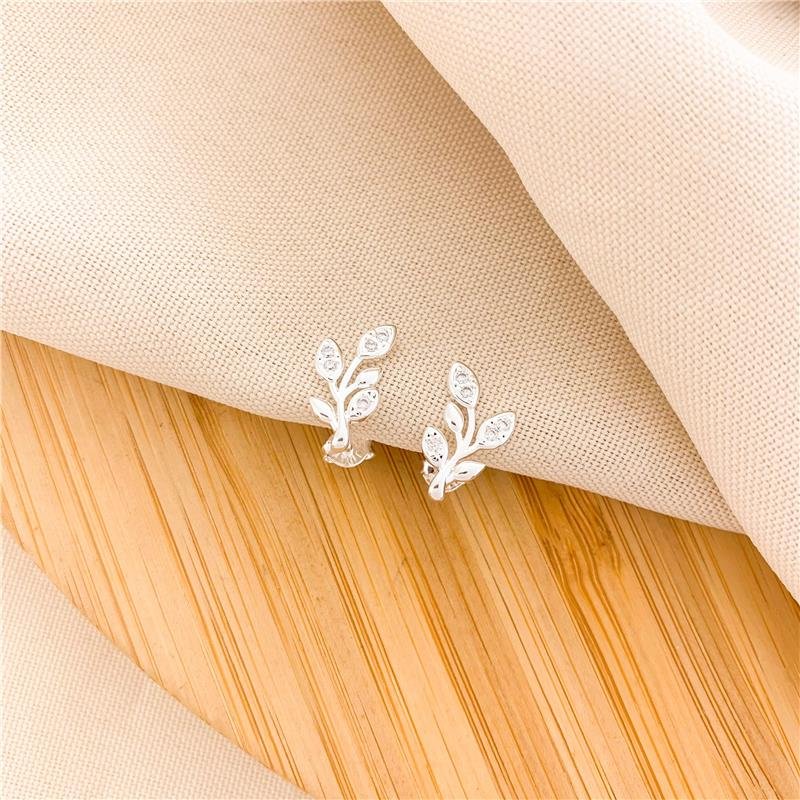 BRINCO EAR CUF RAMO - CRISTAL
