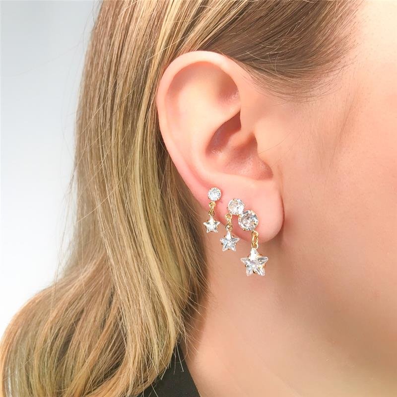 KIT DE BRINCOS ESTRELAS