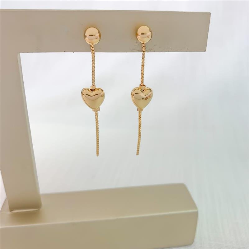 BRINCO EAR JACKET FRANJA CORAÇÃO