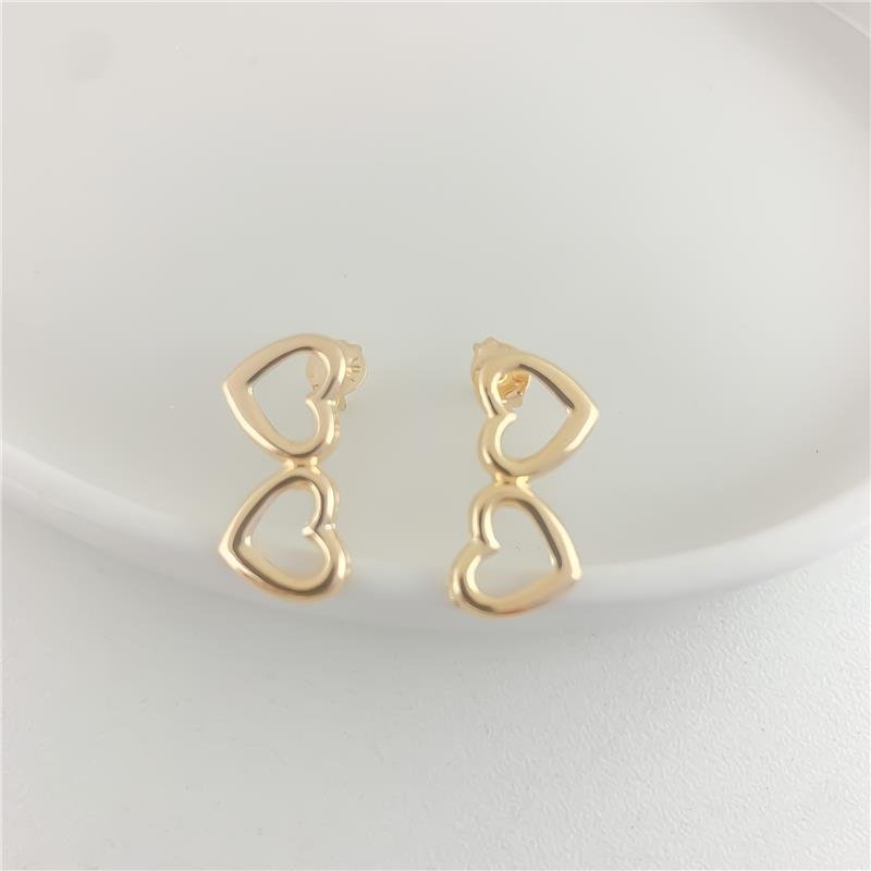 BRINCO EAR CUF DUO CORAÇÃO/