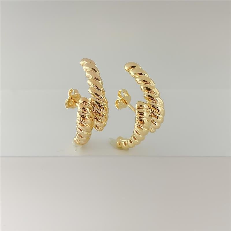 BRINCO EAR HOOK DUO TEXTURIZADO