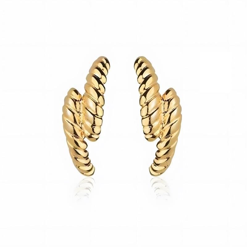 BRINCO EAR HOOK DUO TEXTURIZADO