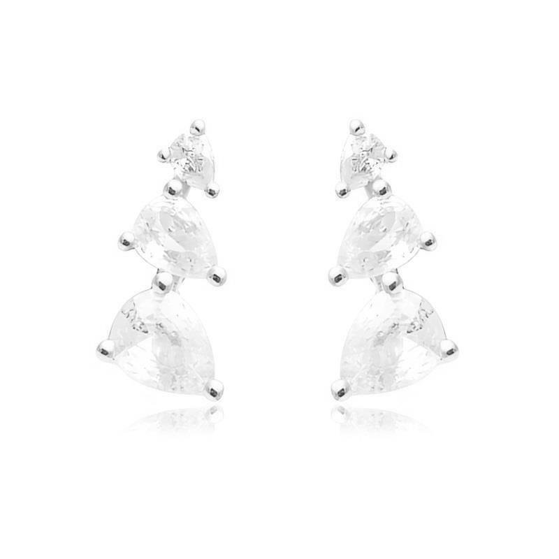 BRINCO EAR CUF TRIO DE GOTINHAS - CRISTAL