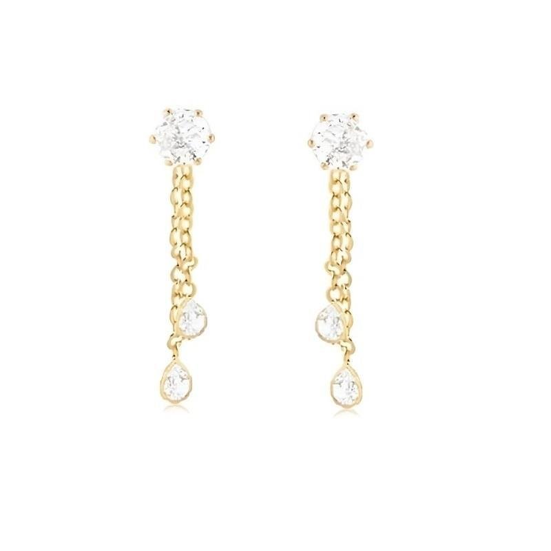 BRINCO FIOS GOTINHA - CRISTAL