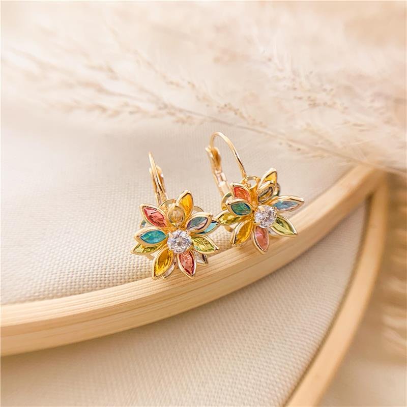 BRINCO ANZOL FLOR - MULTICOLOR