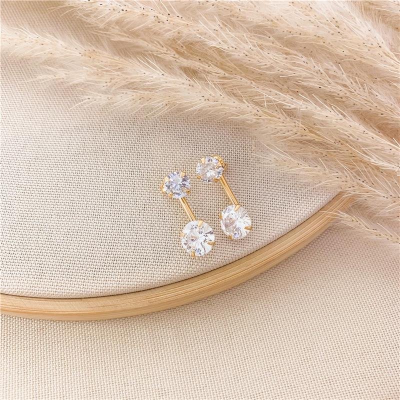 BRINCO EAR JACKET PONTO DE LUZ - CRISTAL