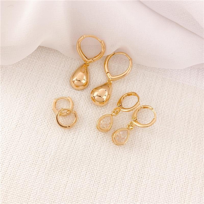KIT DE ARGOLA GOTA - CRISTAL