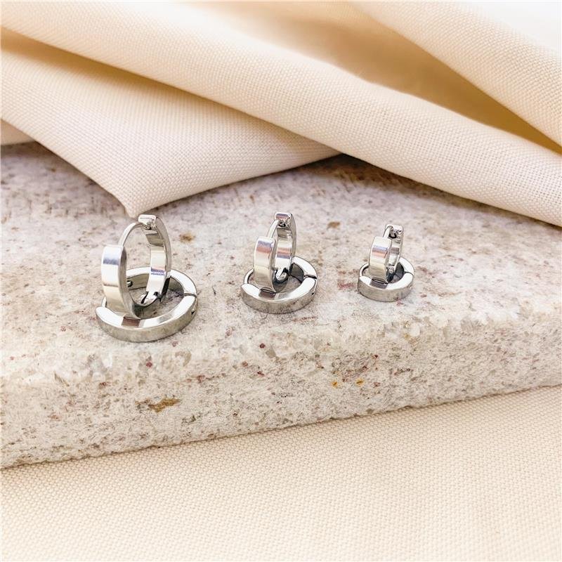 KIT DE ARGOLA ENCAIXE REDONDA FIO QUADRADO-AÇO INOX