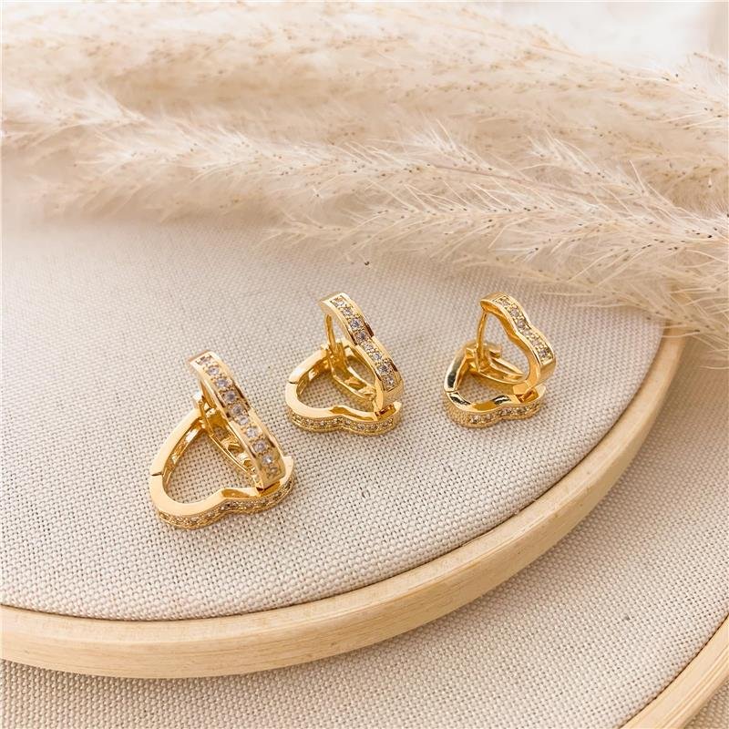 KIT DE ARGOLA CRAVEJADA - CRISTAL