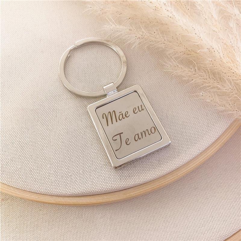 CHAVEIRO PERSONALIZADO MÃE EU TE AMO