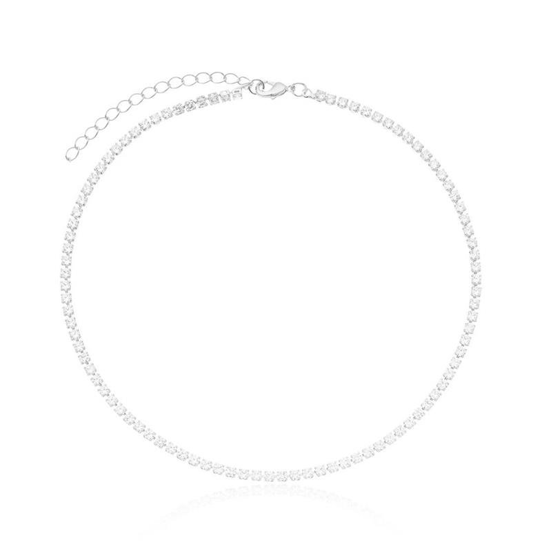 CHOKER RIVIERA/2MM - CRISTAL