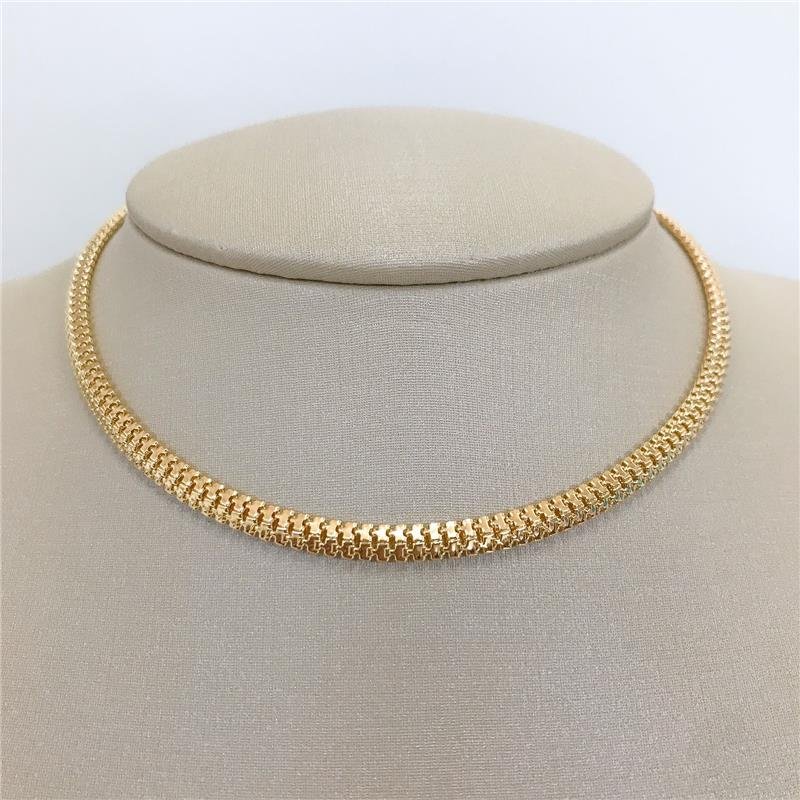 CHOKER FIO COBRA ACHATADO/4.5MM