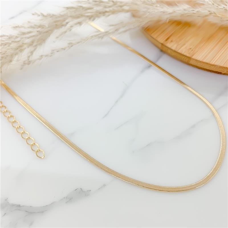 CHOKER MALHA FITA/2MM