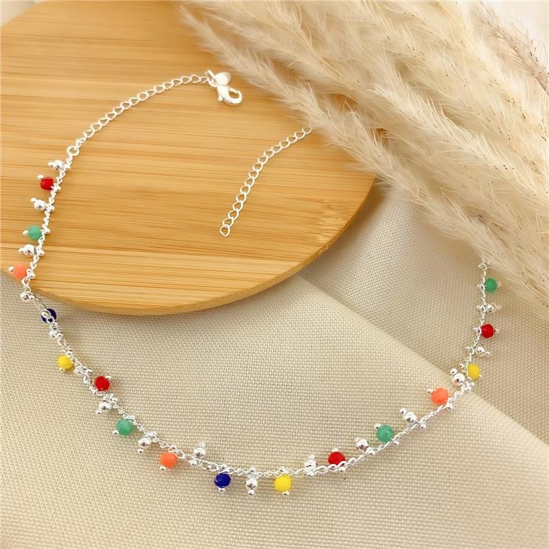 CHOKER MIÇANGAS BANHADO A PRATA