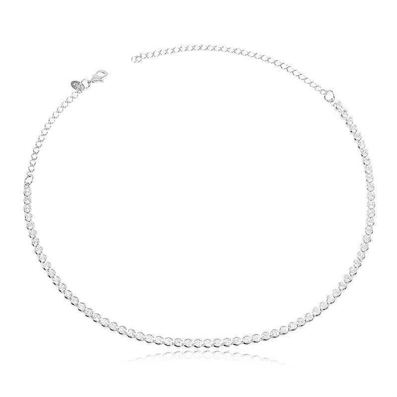 CHOKER RIVIERA REDONDA - CRISTAL