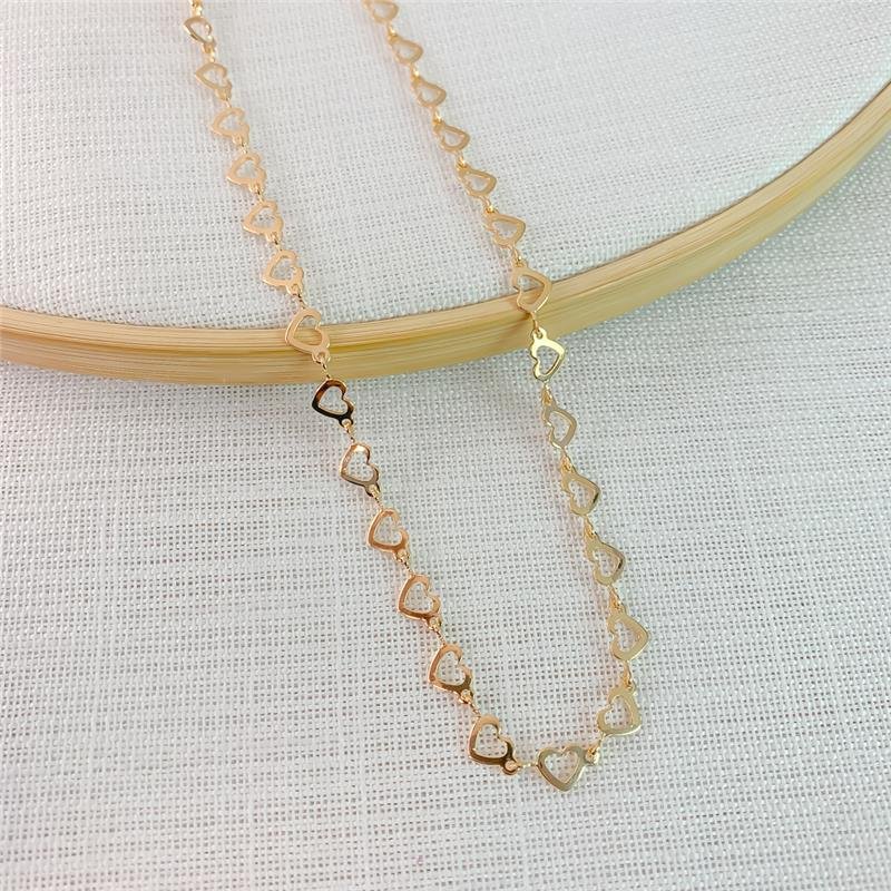 CHOKER ELOS CORAÇÕES VAZADO