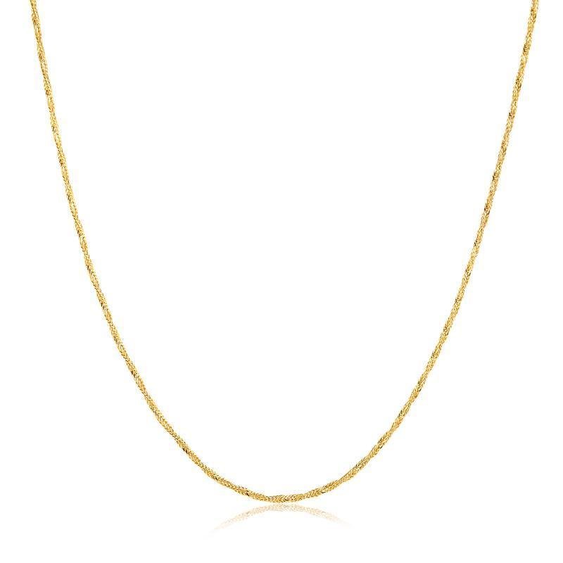 CHOKER CORRENTE TORCIDA/1.8MM
