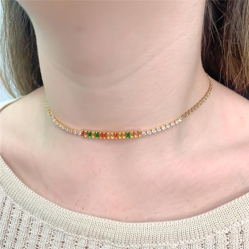 CHOKER ELOS IGUAIS E RIVIERA