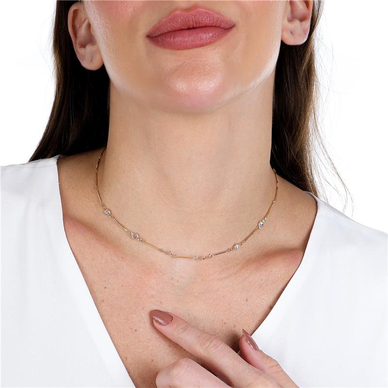 CHOKER PALITO COM PONTO DE LUZ