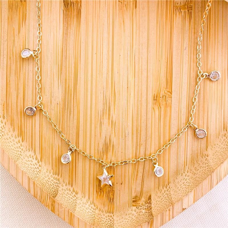 CHOKER ELOS ESTRELA E PONTO DE LUZ