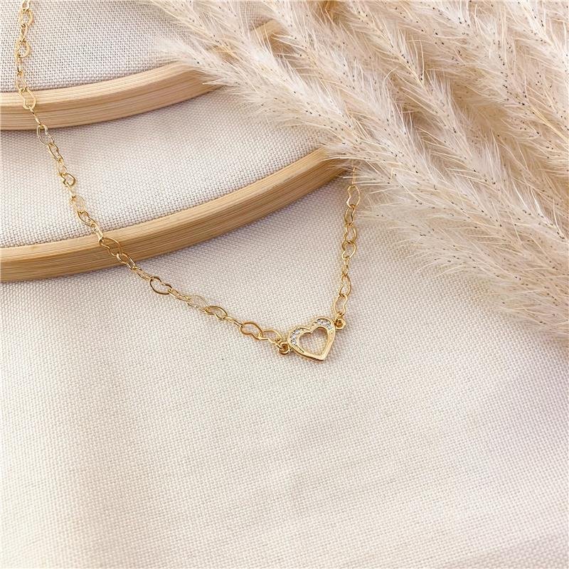 CHOKER ELOS CORAÇÃO - CRISTAL