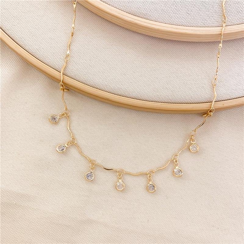 CHOKER FILETE COM PONTO DE LUZ - CRISTAL