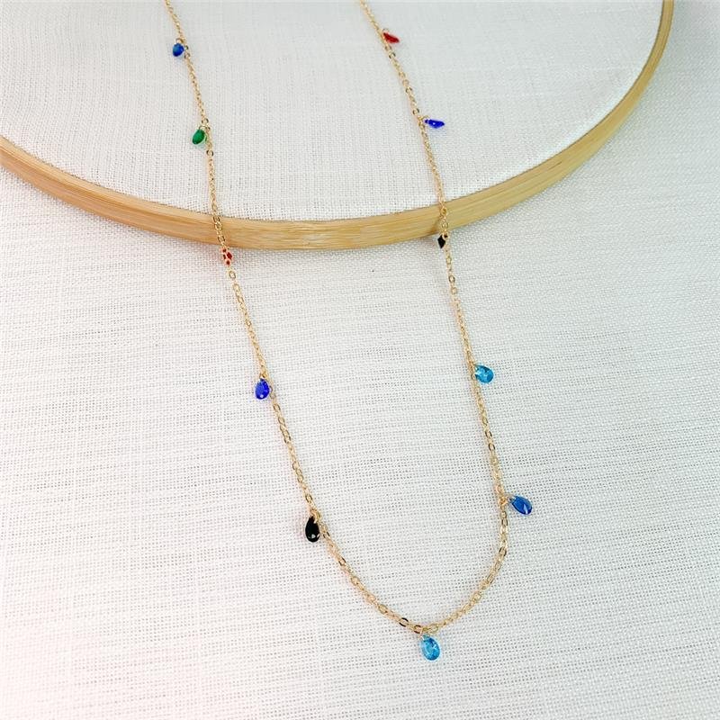 COLAR LONGO GOTINHAS/80CM